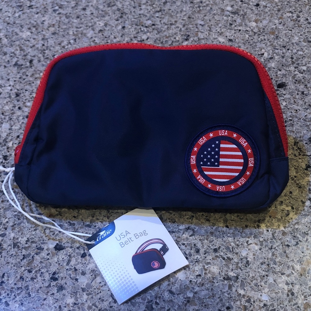 USA Belt Bag Fannie Pack - Unisex Red, White and Blue